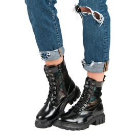 Kylie Botas de cuadros negro 2 Kylie Botas de cuadros negro 2