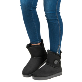 Kylie Suede Mukluki negro 4