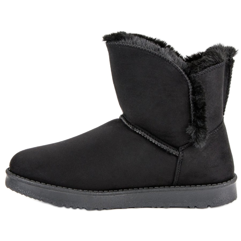 Kylie Suede Mukluki negro 1