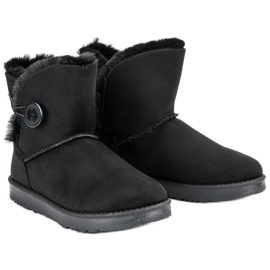 Kylie Suede Mukluki negro 3