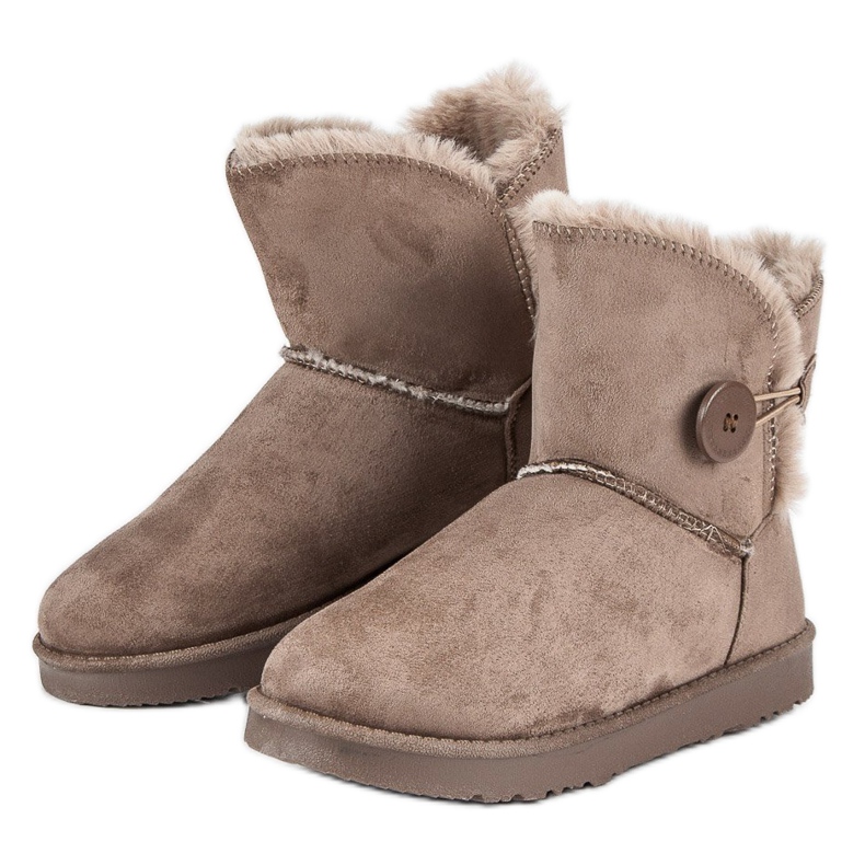 Kylie Suede Mukluki marrón 1