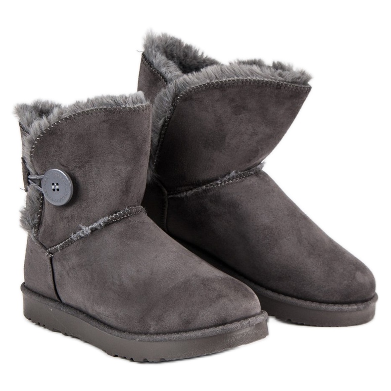 Kylie Suede Mukluki gris 1