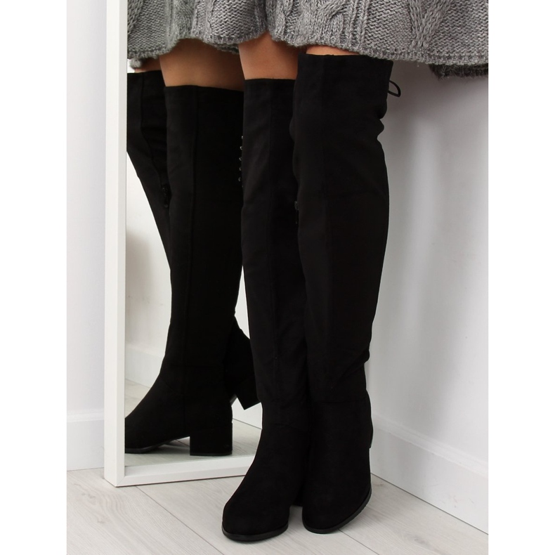 Botas negras de tacón alto BH129-HB negro 2 Botas negras de tacón alto BH129-HB negro 2