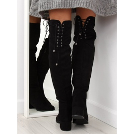 Botas negras de tacón alto BH129-HB negro 4