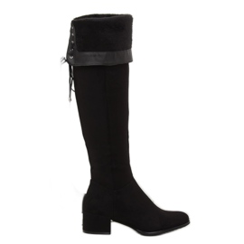 Botas negras de tacón alto BH129-HB negro 5