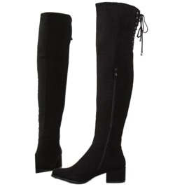 Botas negras de tacón alto BH129-HB negro 6