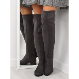 Gris Botas altas tacones BH129-HB Gris 1 Gris Botas altas tacones BH129-HB Gris 1