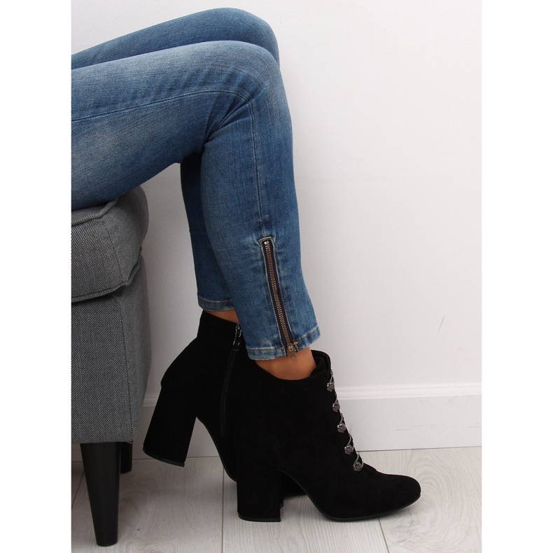 Negro OM-15 Botas negras de tacón alto 1 Negro OM-15 Botas negras de tacón alto 1