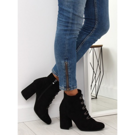 Negro OM-15 Botas negras de tacón alto 2 Negro OM-15 Botas negras de tacón alto 2