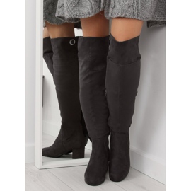 Botas mosqueteras grises B-318 Grey 4