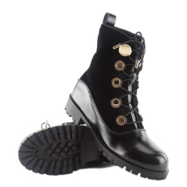 Trabajadores de terciopelo con botones negro R113p Negro 2 Trabajadores de terciopelo con botones negro R113p Negro 2