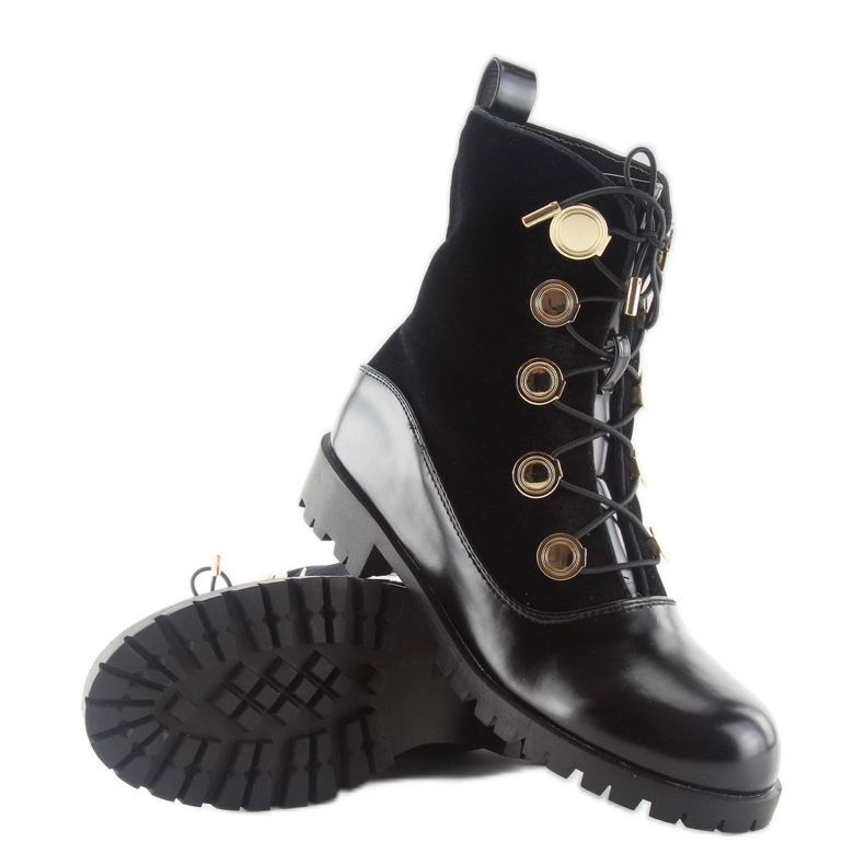 Trabajadores de terciopelo con botones negro R113p Negro 2 Trabajadores de terciopelo con botones negro R113p Negro 2