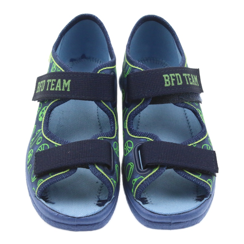 Befado calzado infantil sandalias zapatillas 969y124 verde azul marino 3
