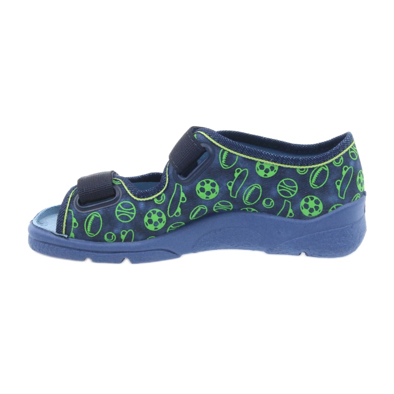Befado calzado infantil sandalias zapatillas 969y124 verde azul marino 2