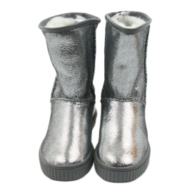 Botas de piel Bartek 477750 lana natural plata gris 3