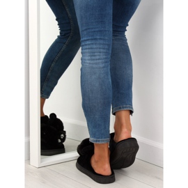 Pantuflas negras de mujer negras DD91 Black negro 1 Pantuflas negras de mujer negras DD91 Black negro 1