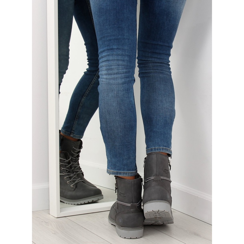 Botas de mujer cálidas grises GD-CC-18 DK.GRAY 1 Botas de mujer cálidas grises GD-CC-18 DK.GRAY 1