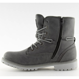 Botas de mujer cálidas grises GD-CC-18 DK.GRAY 5