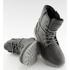 Botas de mujer cálidas grises GD-CC-18 DK.GRAY 6