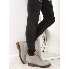 Botas de mujer en madera gris claro GD-ZN27 Lightgrey 3