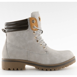 Botas de mujer en madera gris claro GD-ZN27 Lightgrey 5