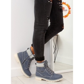 Troncos de madera azul aislados GD-TL01 azul 1