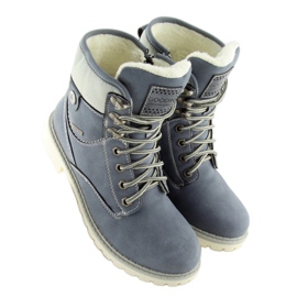 Troncos de madera azul aislados GD-TL01 azul 2