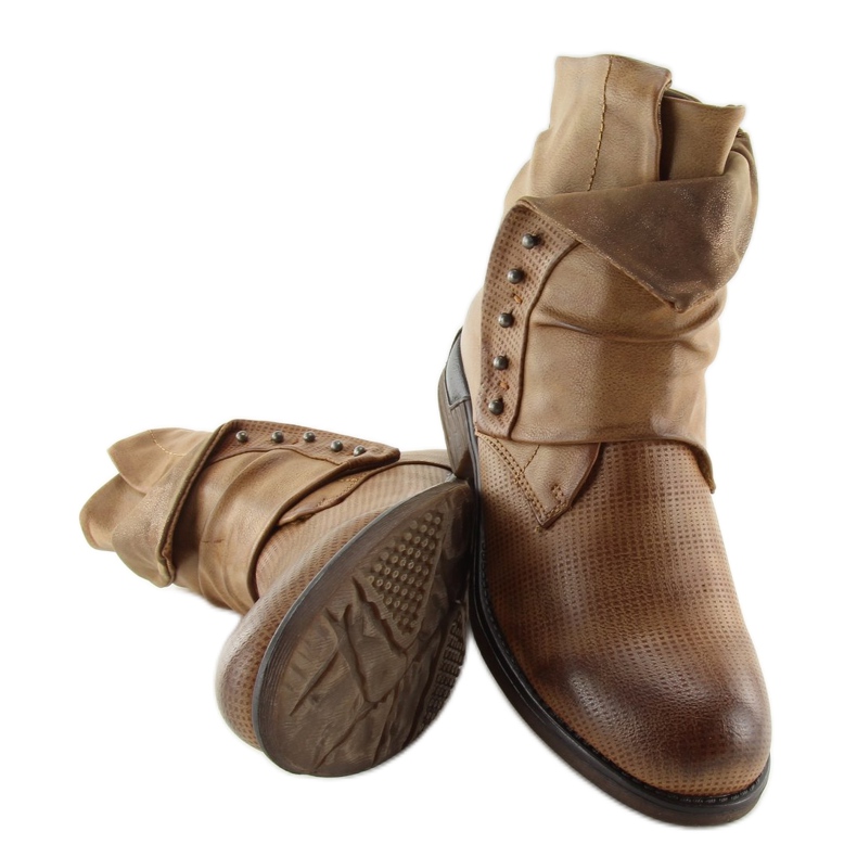Botas camel para mujer JA3153 camel marrón 1