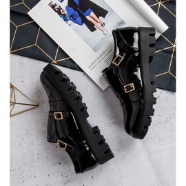 J. Star Zapatos monki lacados negro 7