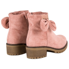 Botas de tacón rosa rosado 4