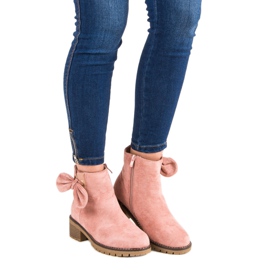Botas de tacón rosa rosado 6