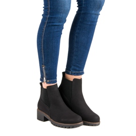 Botas chelsea negro 1