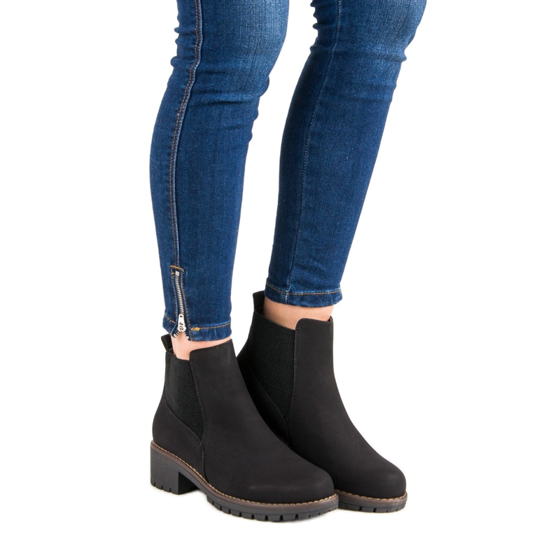 Botas chelsea negro 1