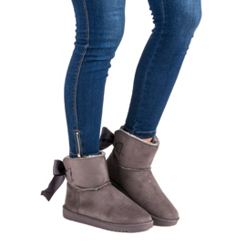 Botas de nieve Mukluki gris 2 Botas de nieve Mukluki gris 2