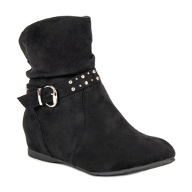 Seastar Botas de cuña negro 1