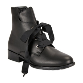 Filippo Botines atados negro 1