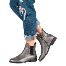 Filippo Botines Chelsea casuales gris 5
