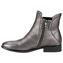 Filippo Botines Chelsea casuales gris 1