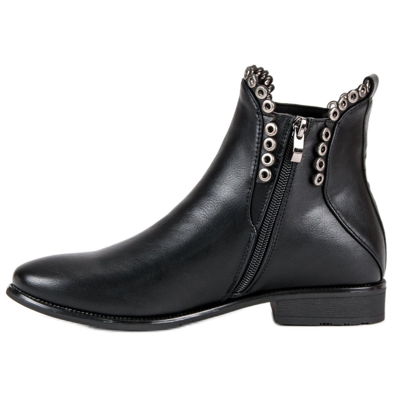 Filippo Botines Chelsea casuales negro 1