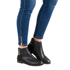 Super Mode Botas bajas negras negro 1