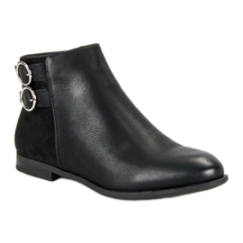 Super Mode Botas bajas negras negro 3