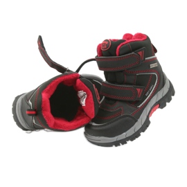 American Club Botas americanas botas de invierno con membrana 3122 negro rojo 4