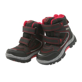 American Club Botas americanas botas de invierno con membrana 3122 negro rojo 3
