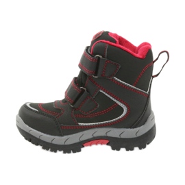 American Club Botas americanas botas de invierno con membrana 3122 negro rojo 2