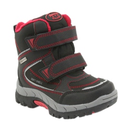 American Club Botas americanas botas de invierno con membrana 3122 negro rojo 1