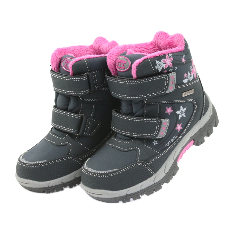 American Club Botas americanas botas de invierno con membrana 3121 gris rosa 4