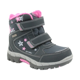 American Club Botas americanas botas de invierno con membrana 3121 gris rosa 1