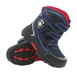 American Club Botas americanas botas de invierno con membrana 0926 negro rojo azul marino 3