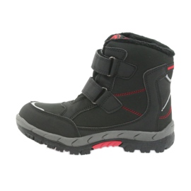 American Club Botas americanas botas de invierno con membrana 3123 negro rojo 2