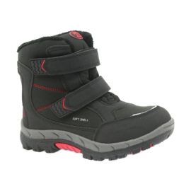 American Club Botas americanas botas de invierno con membrana 3123 negro rojo 1